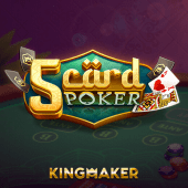 5 Card Poker table game 5 cards icon