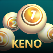 Keno table game 5 cards icon